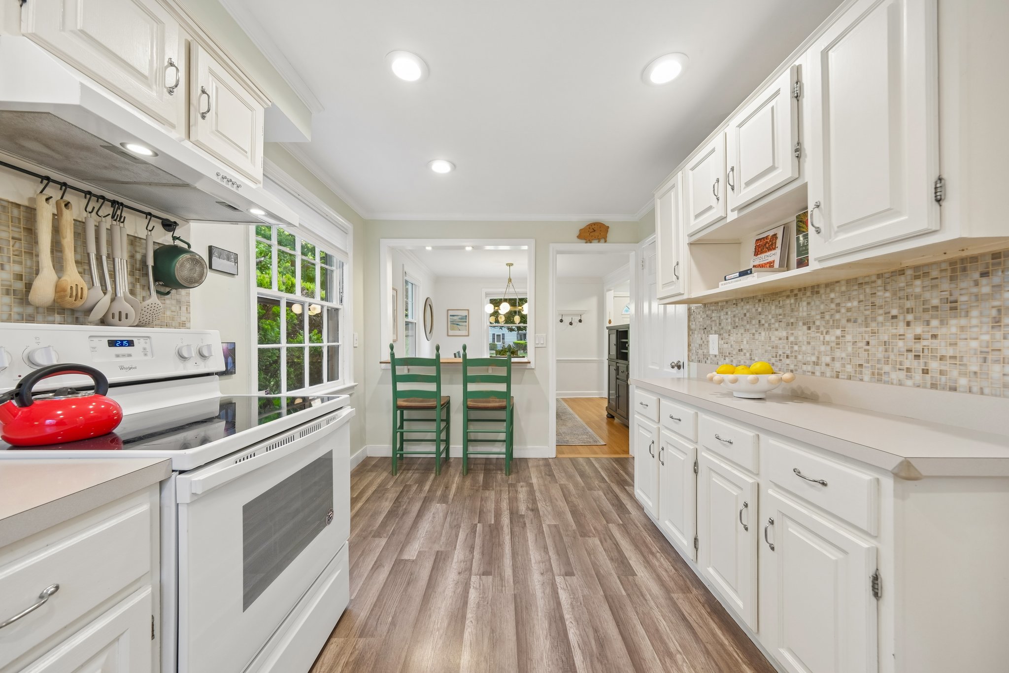 And some nights? No cooking at all. Just beautiful takeout from favorite Montclair and West Orange spots spread across the counter, music playing, friends drifting into the kitchen, and another easy evening unfolding at home.