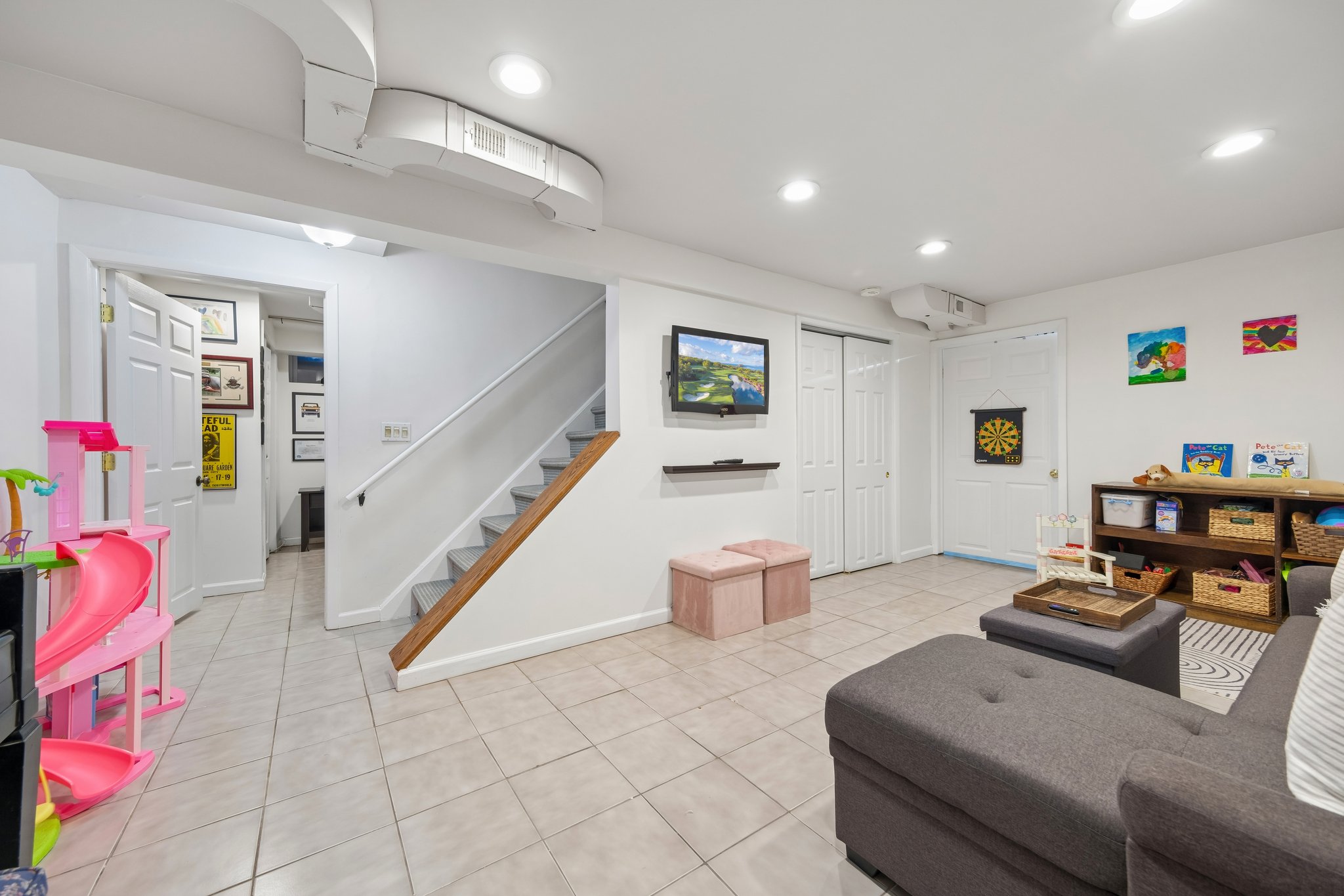 Three living levels designed for actual life! A home filled with music, warmth, and really good energy.