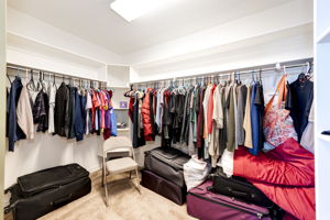 Large Primary bedroom closet