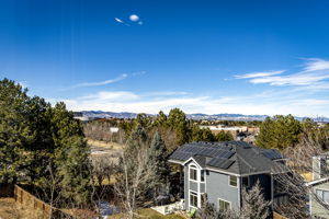 Gorgeous Mountain Views from the Primary bedroom and view of Downtown Denver! Best spot to watch the fireworks on the 4th of July!