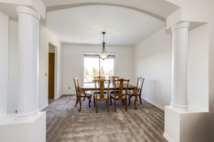 Separate area for Dining