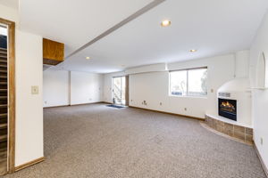 View as you enter the walkout Basement area which gets a lot of natural light!!