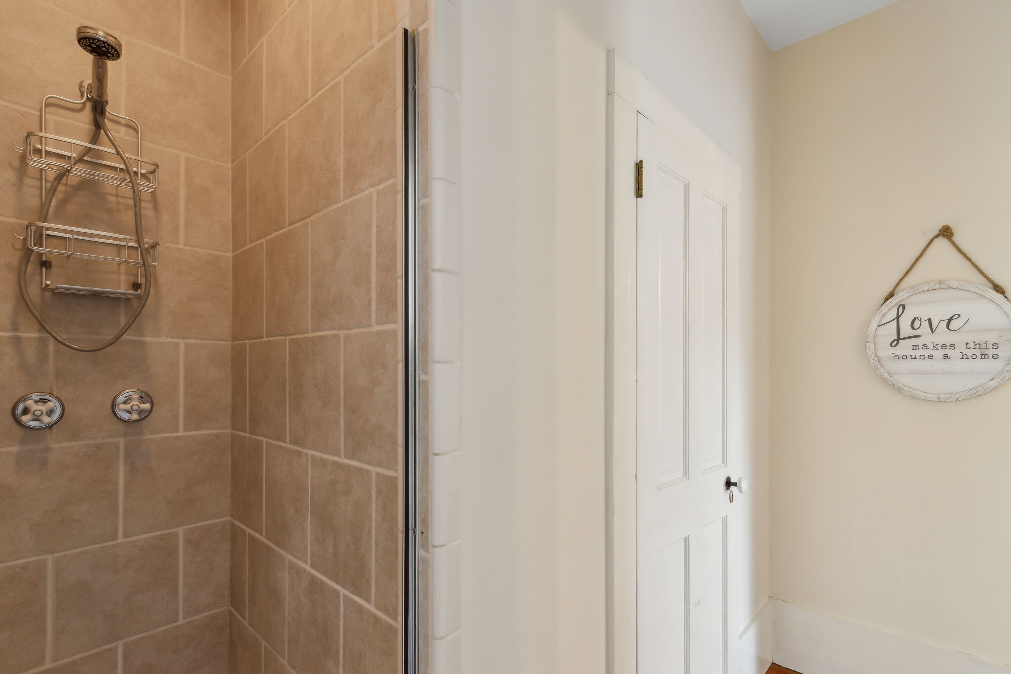 ...and tiled showers.