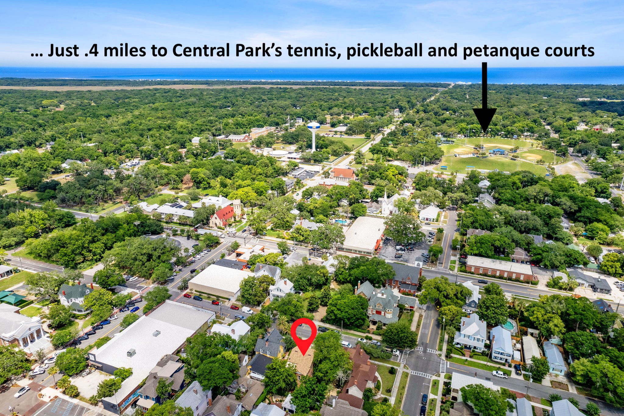 Just a short stroll away are the many athletic amenities of Central Park ...