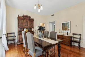 ... the home feels spacious and inviting.