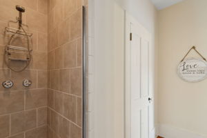 ...and tiled showers.