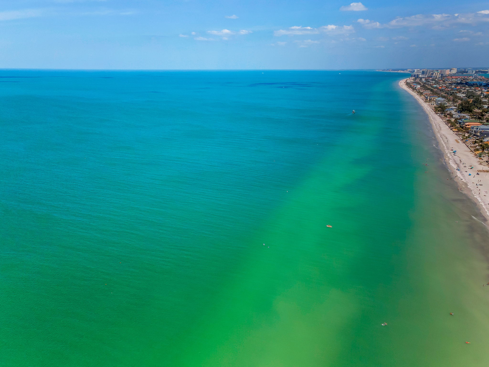 Beach Shot North From  2300 Beach Tr - PH Unit # 5