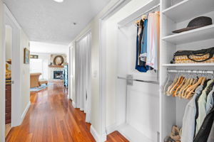 Upper Level Primary Bedroom Closets X3