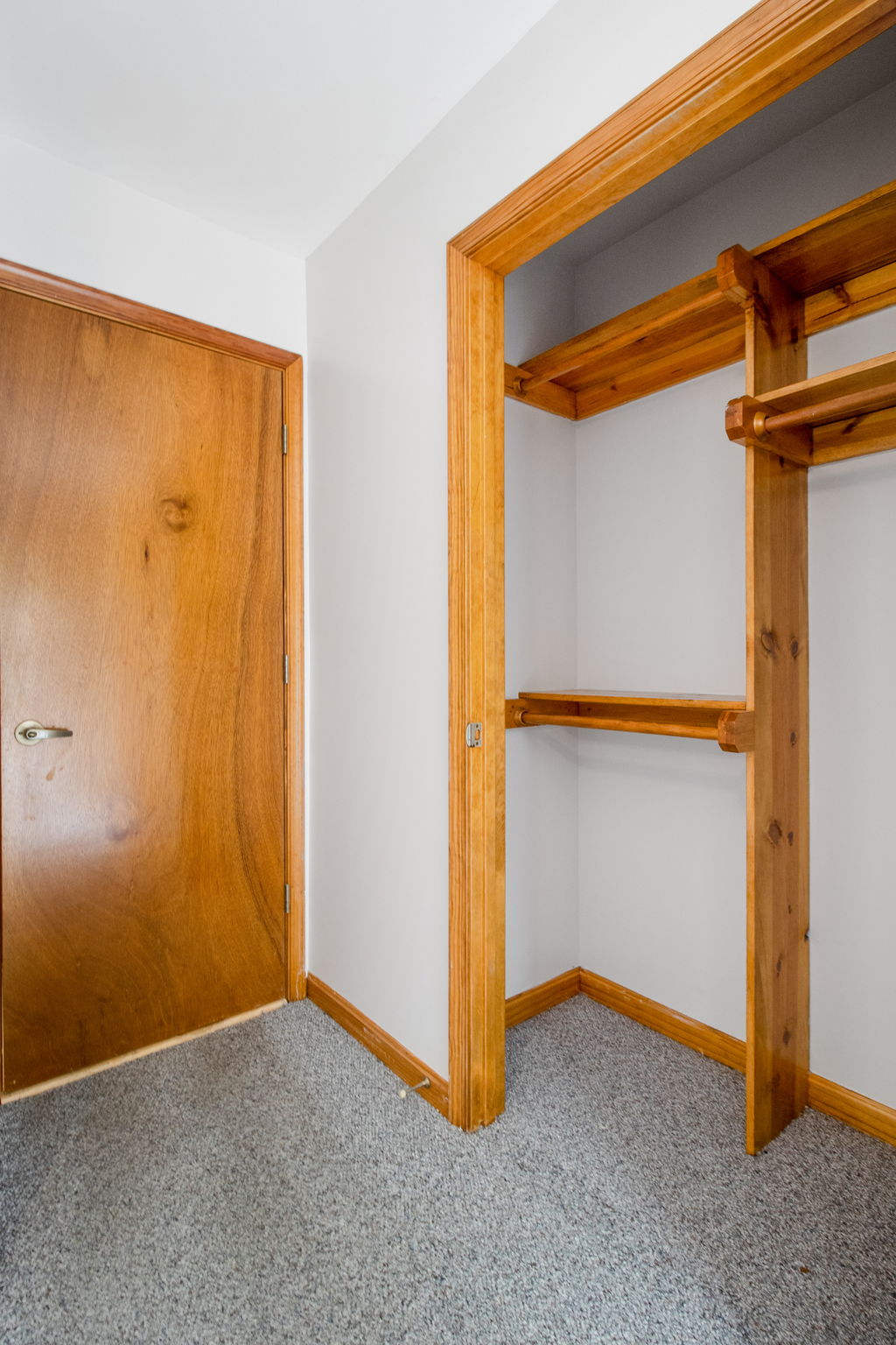 Hardwood Closet Shelving