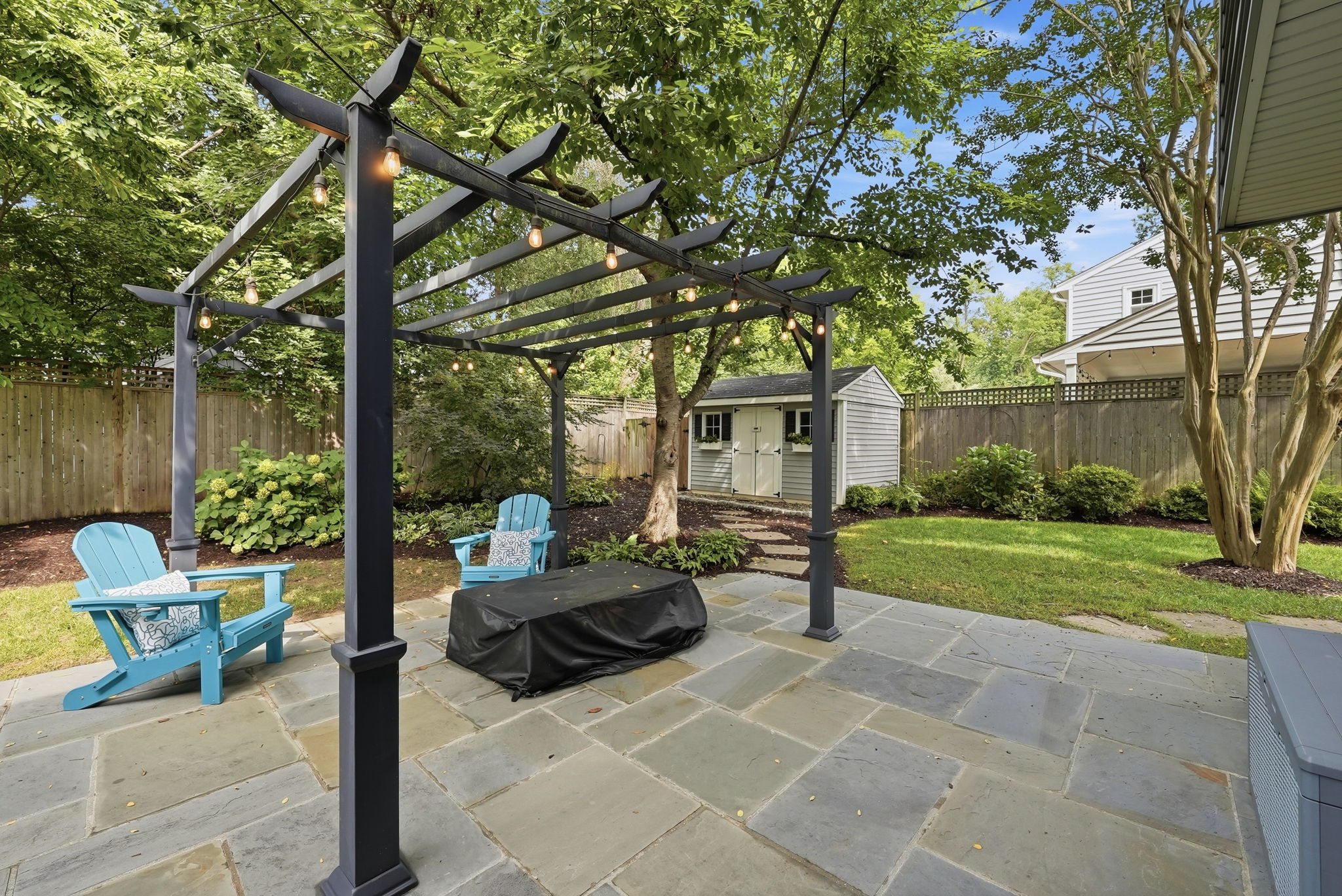 Stone patio