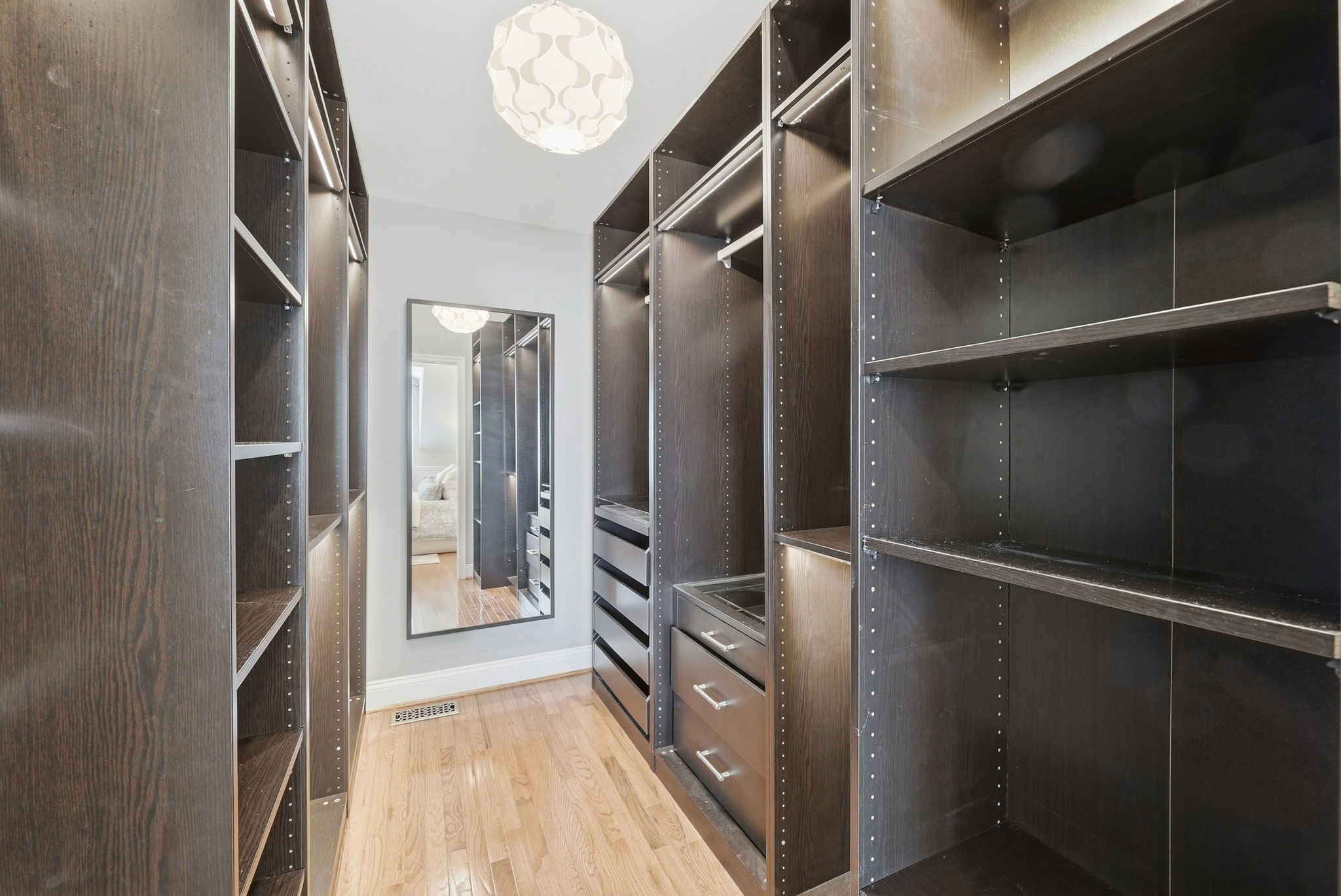 Custom walk-in closet