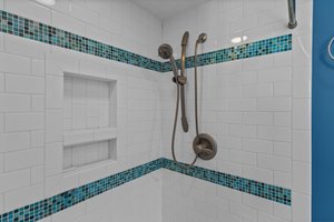 Primary Ensuite Tiled Walk-In Shower