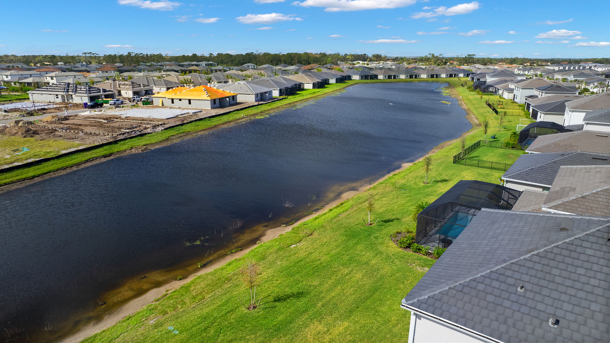 Aerial Lake View