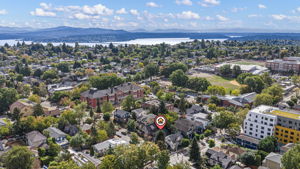 Looking west toward downtown Seattle, beyond the 23rd & Union hub and the Central Area.