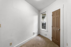 West-facing bedroom catches afternoon and evening light.