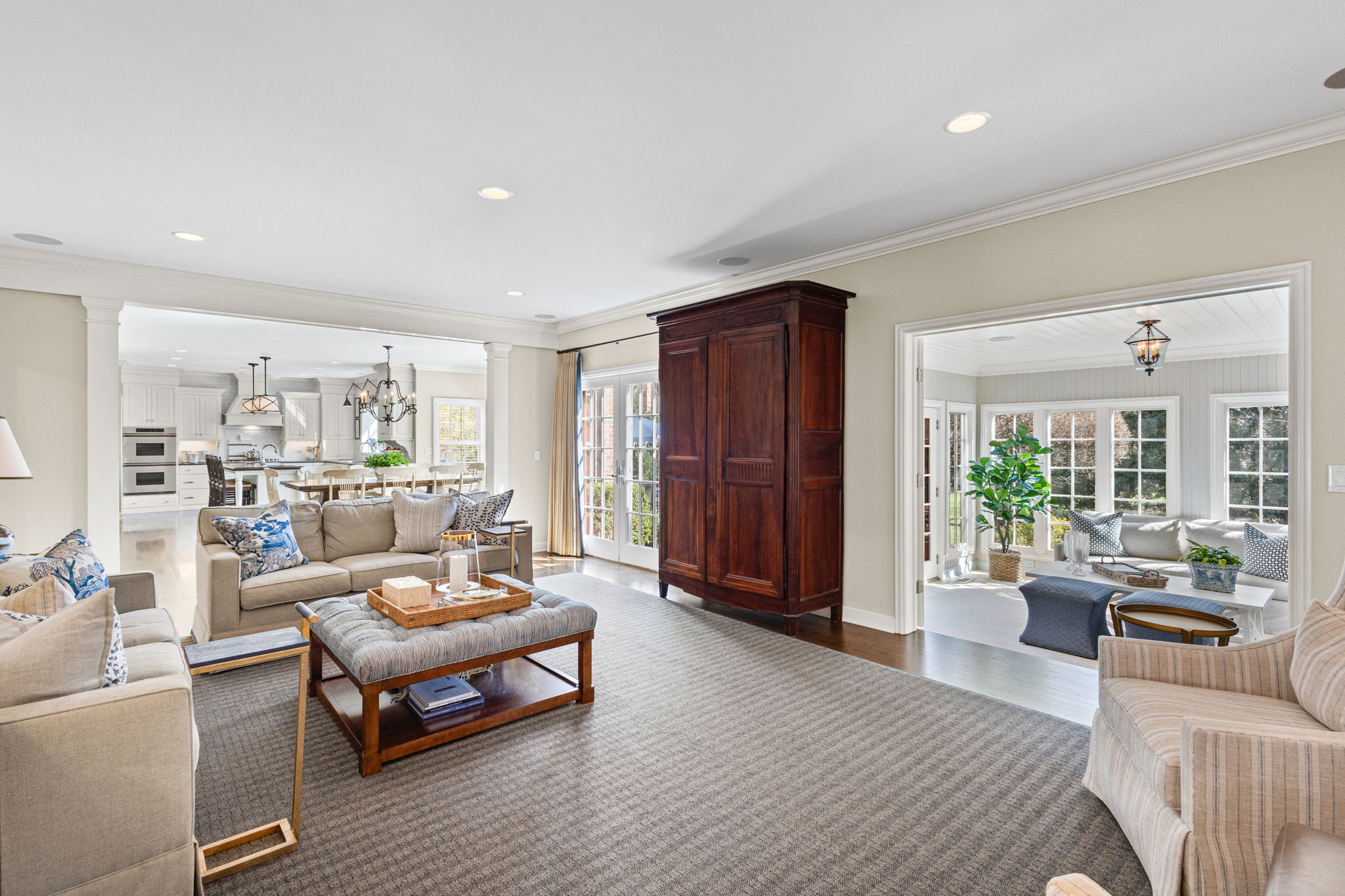 Family Room leads to Sun Room