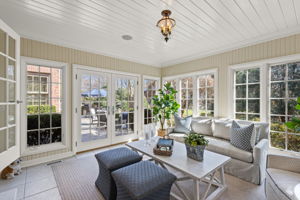 Sun Room with Patio Access