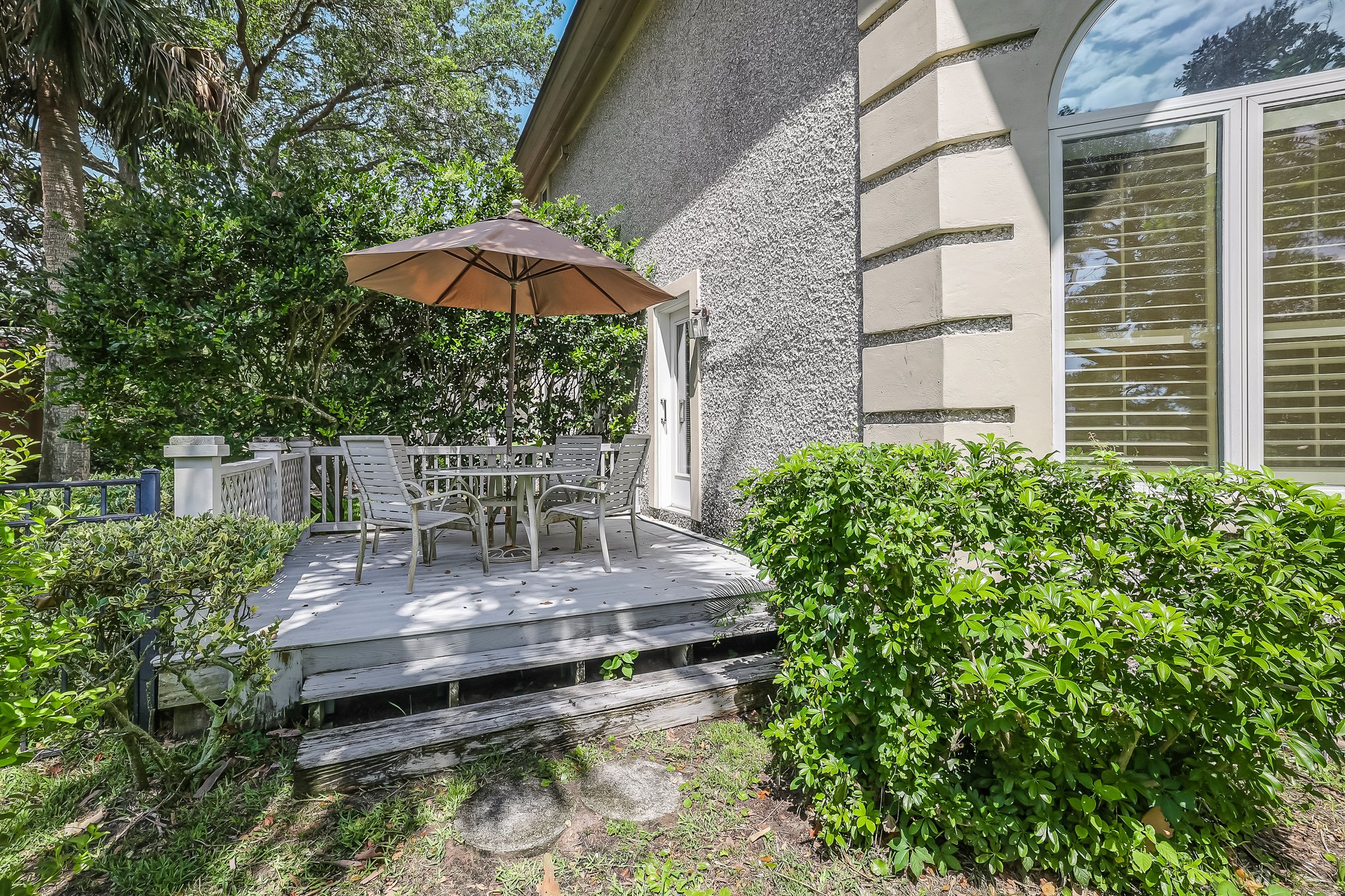 Open Deck on Side of Home