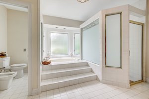 Garden Tub & Step in Shower