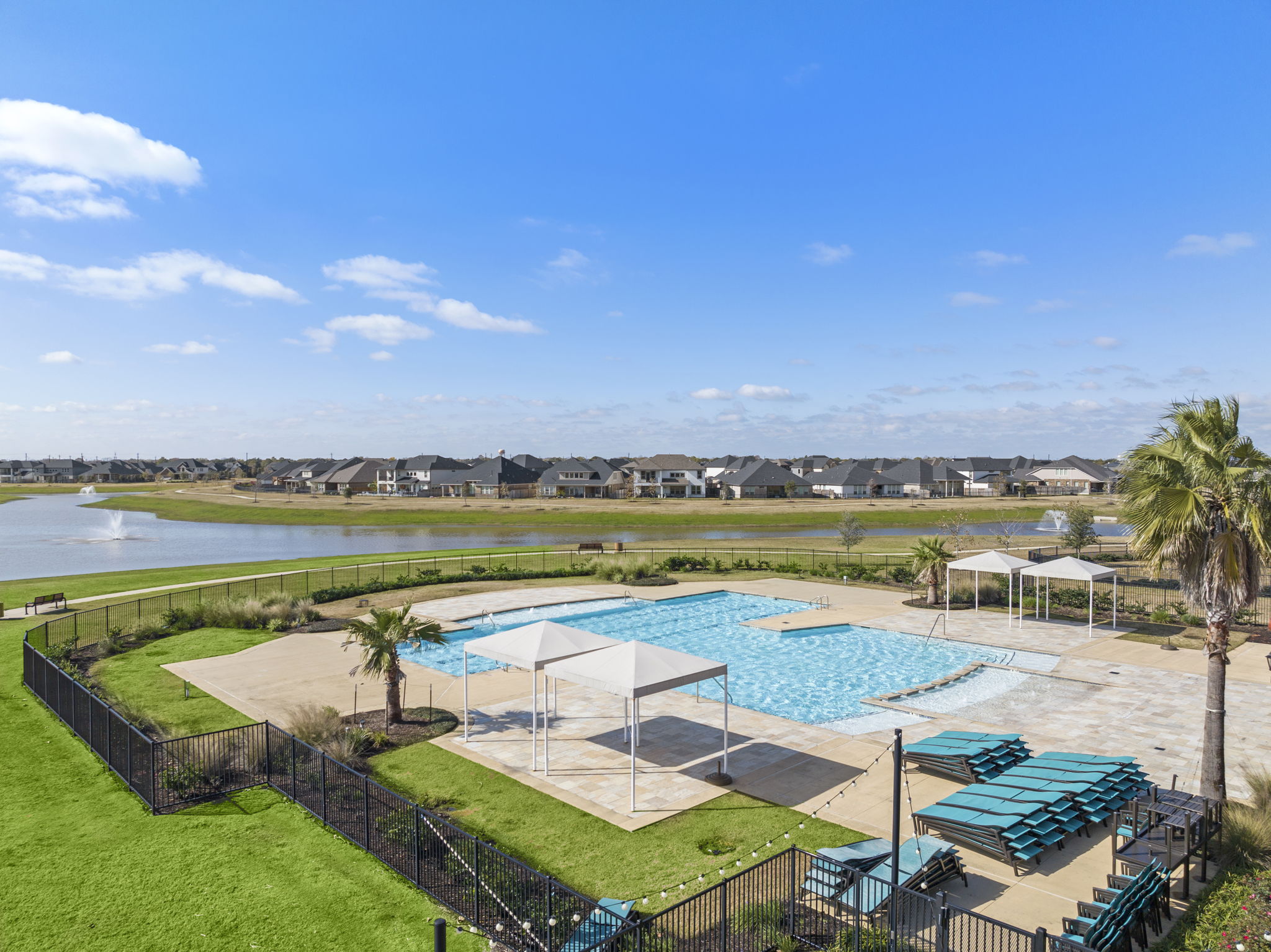 Pool and Cabanas