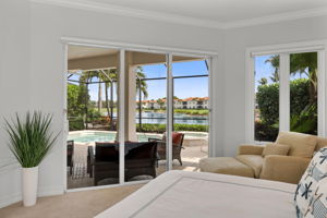 Wake up to beautiful lake and golf course views...