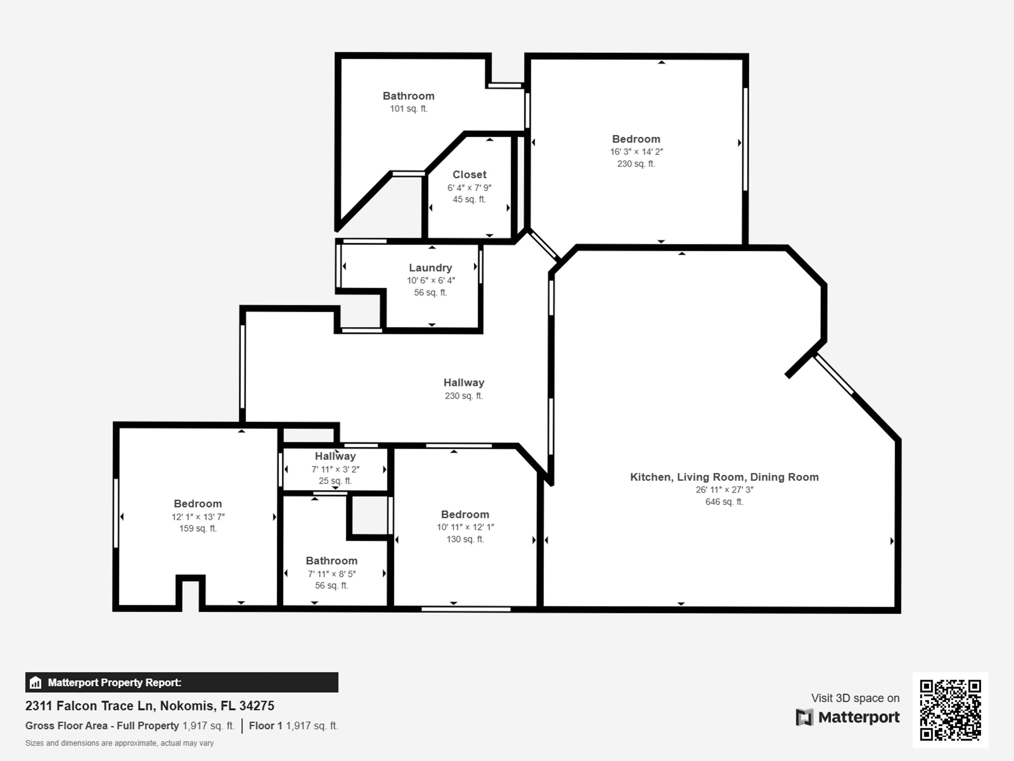 Measurements - 2311 Falcon Trace Ln
