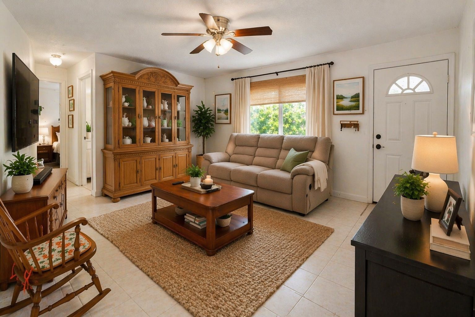 *Virtually Staged* Living Room