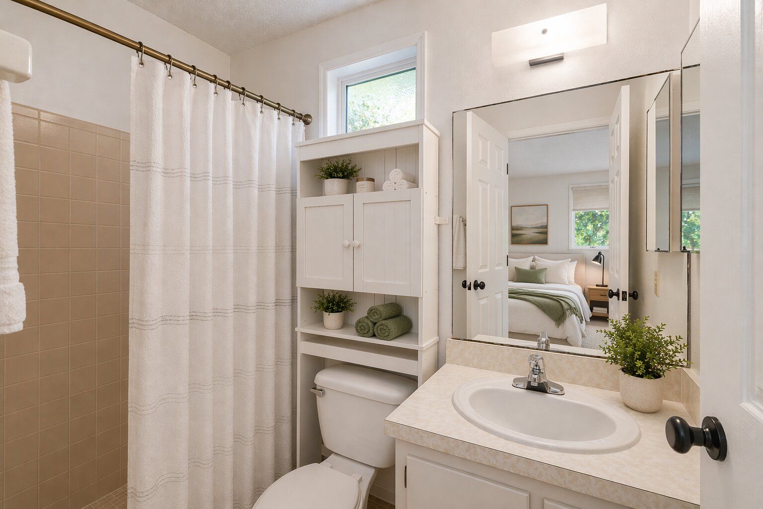 *Virtually Staged* Primary Bathroom