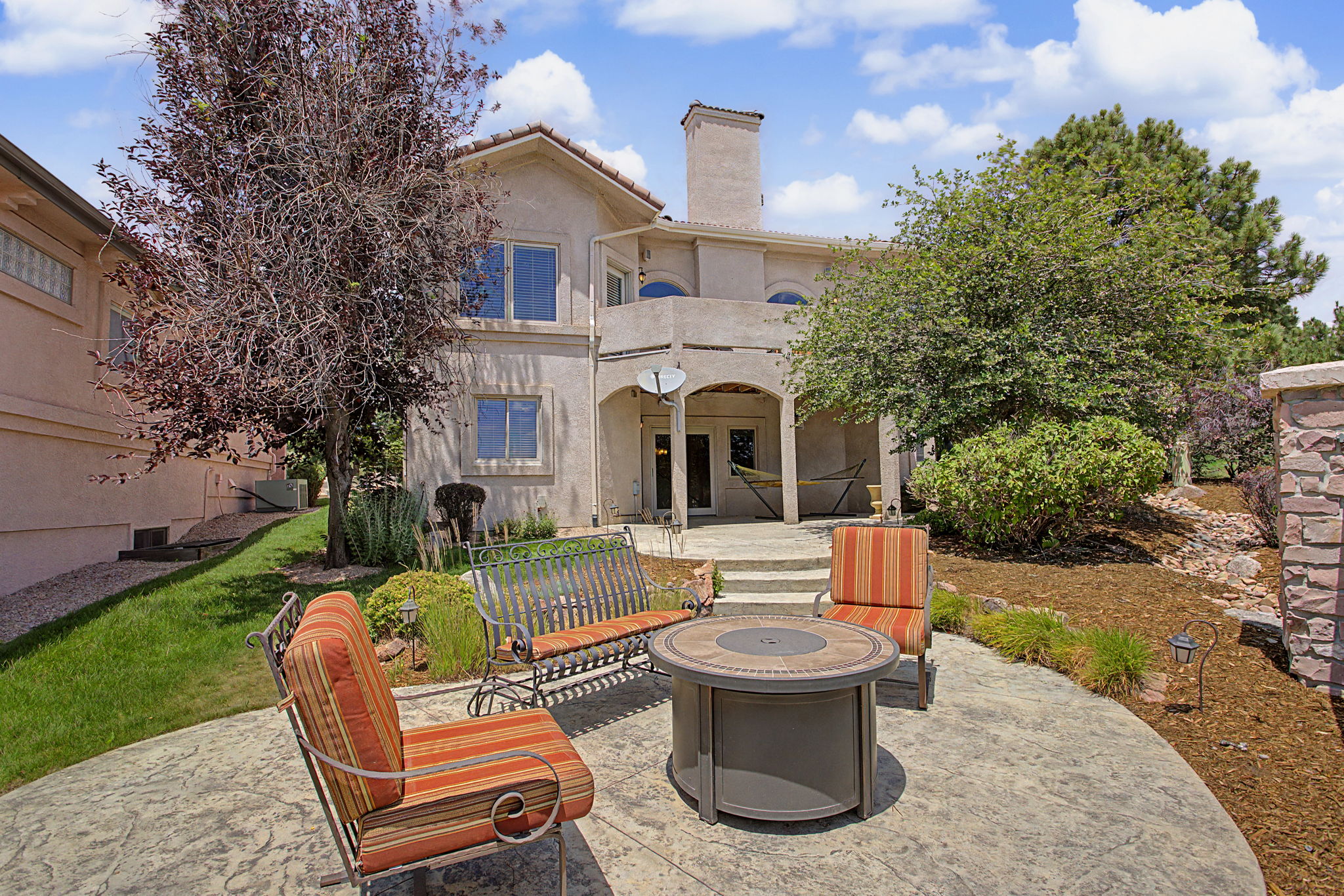 Patio backs to Golf Course