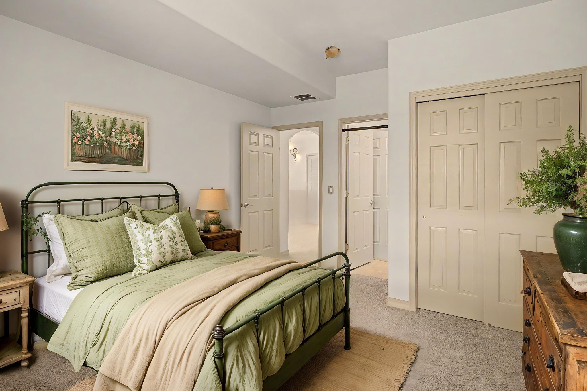 Lower Level Bedroom #4 Virtual Staged