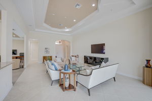 Spacious Gathering Space Connecting Living, Dining & Kitchen Areas