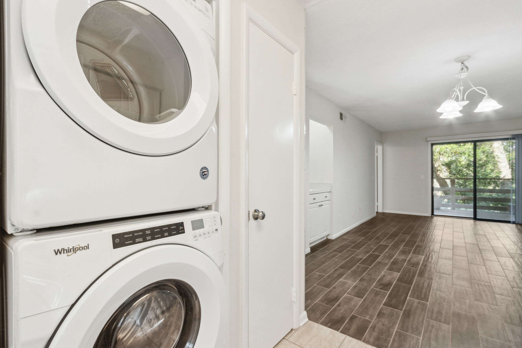 Washer and Dryer in Unit.