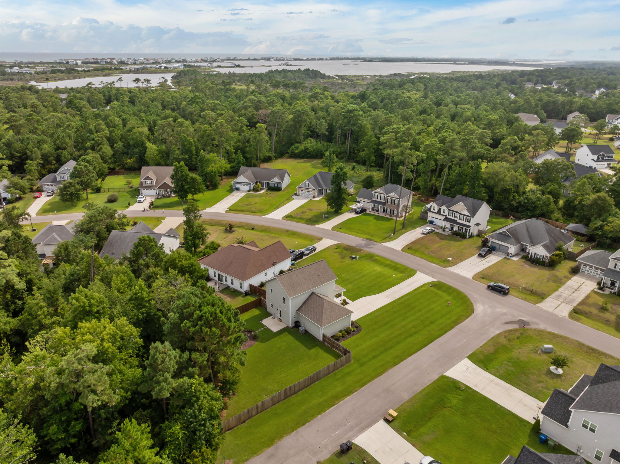 Aerial of 233 Marsh Haven