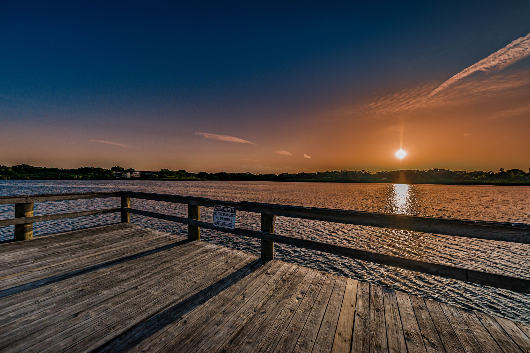 55-Community Dock Sunset