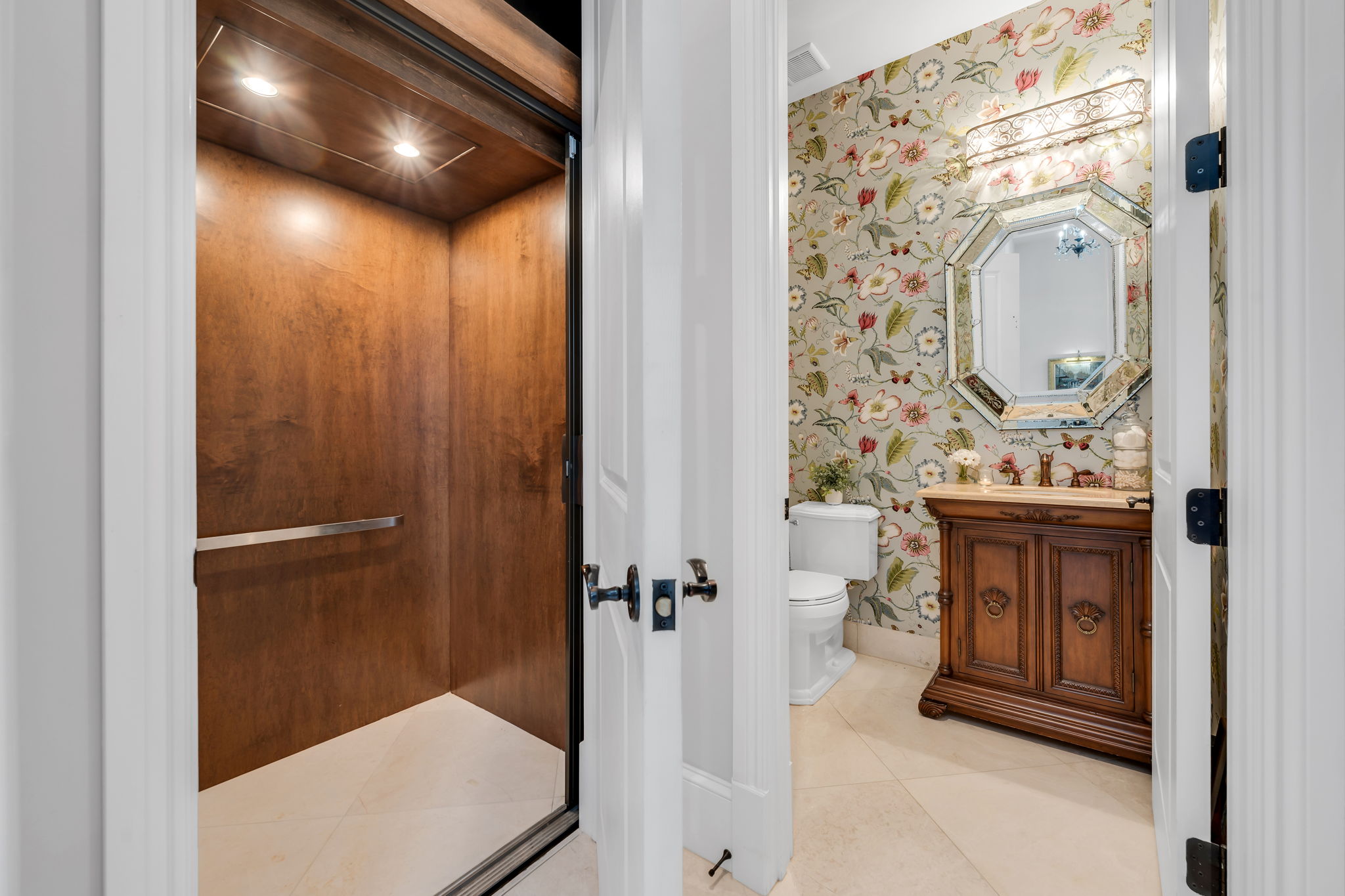 Such an added feature...an elevator just off the main hallway.