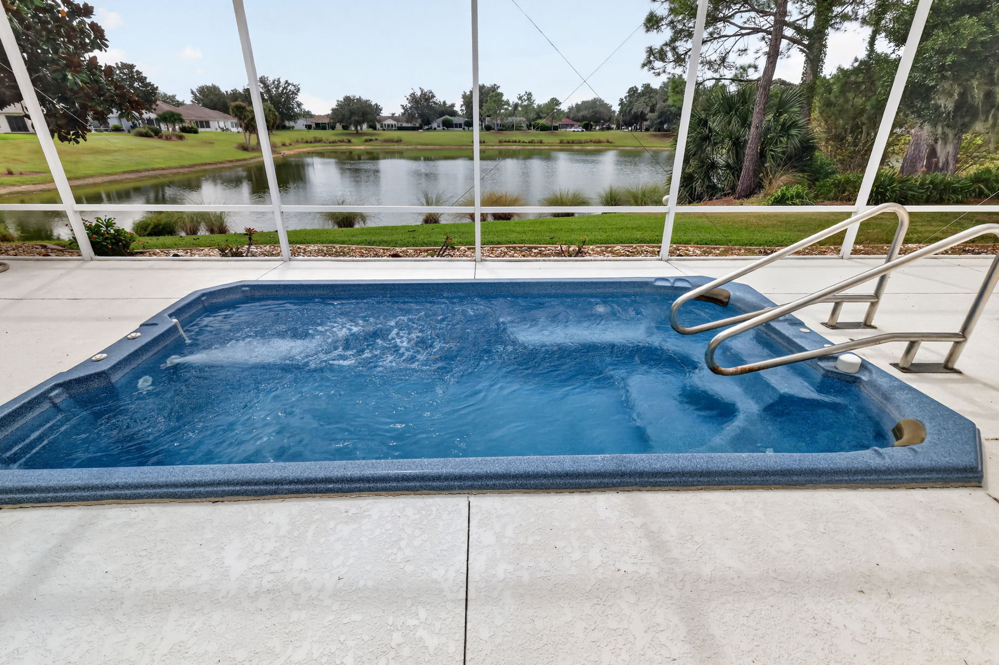 Relaxing Swim Spa with Waterfront Views!