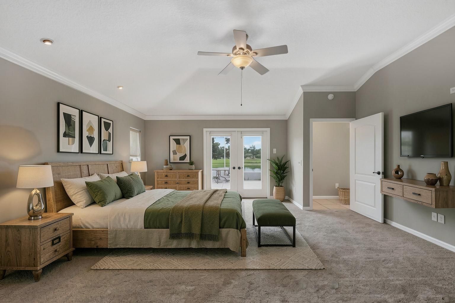 Primary Bedroom-Virtually Staged 3