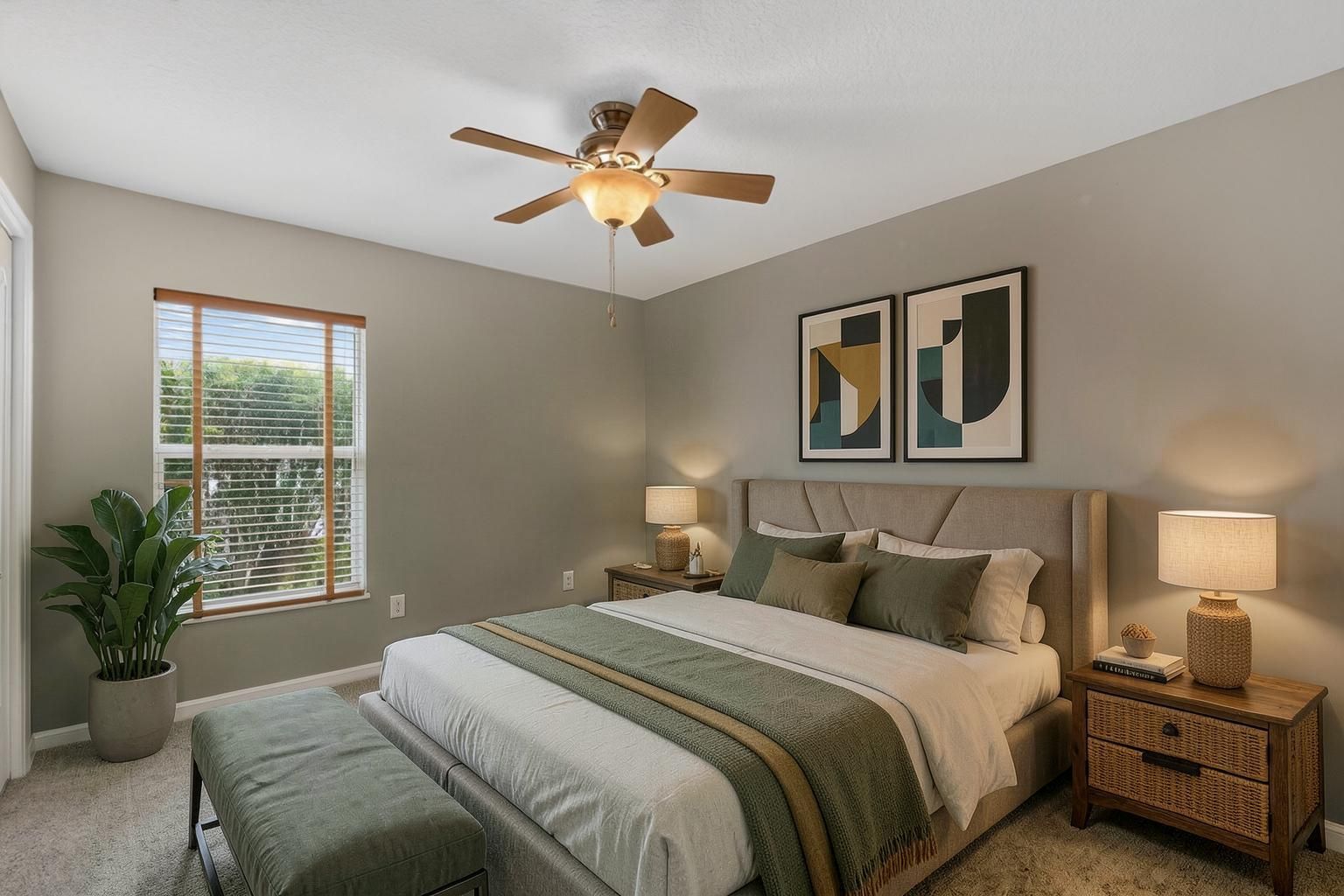 Third Bedroom-Virtually Staged