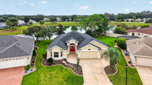 Aerial Front Elevation with Spectacular Waterfront Views!