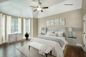 Primary Bedroom Virtually Staged