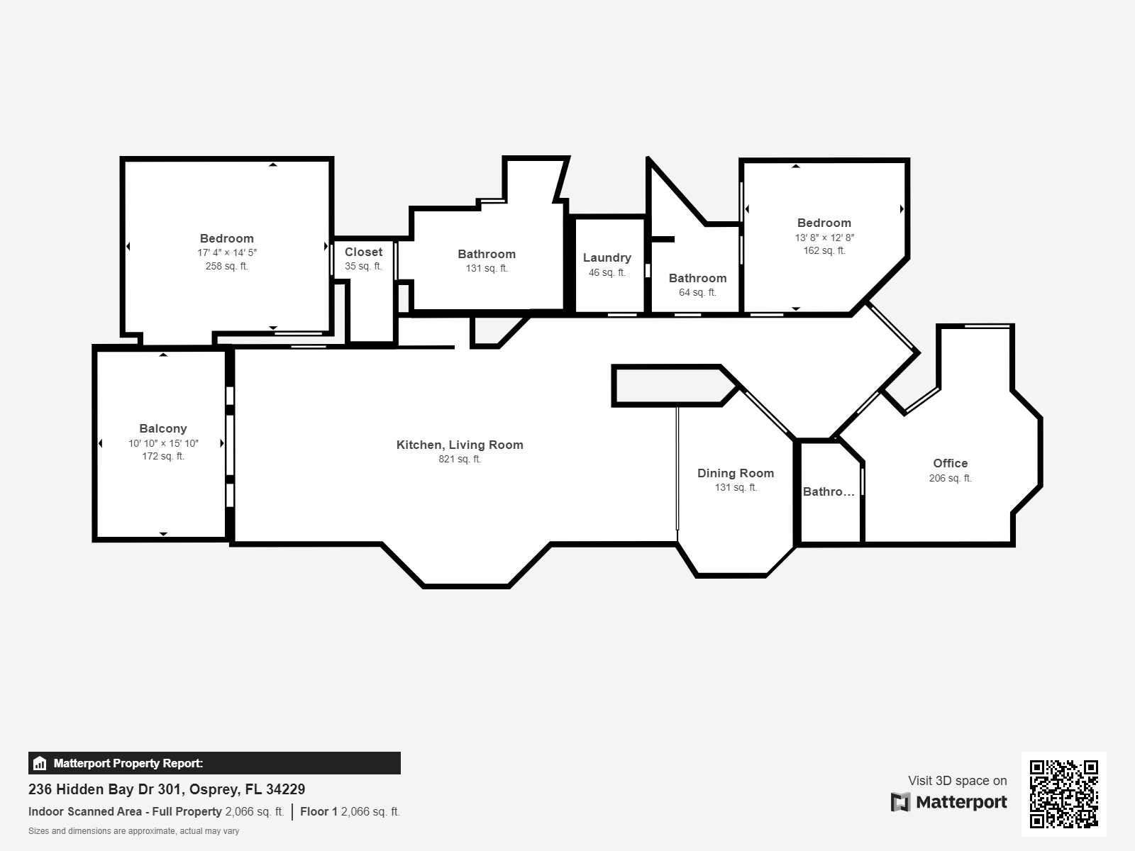 Measurements - 236 Hidden Bay Dr - Unit #301