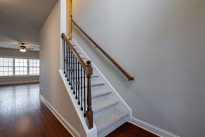Stairs to bedroom level