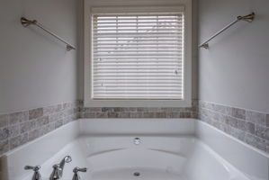 Primary bathroom garden tub