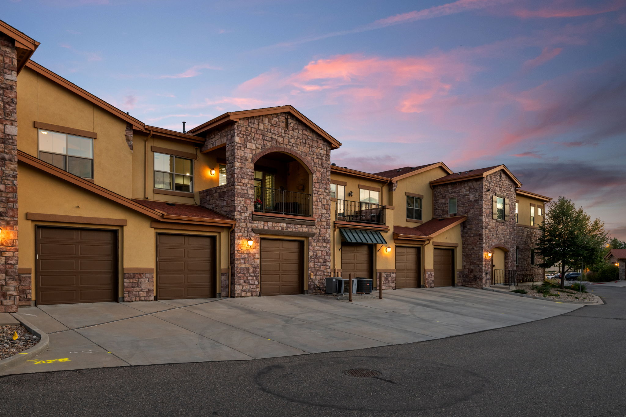 View of building looking west