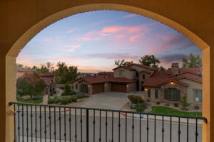 Bonus view of sunset from your private balcony