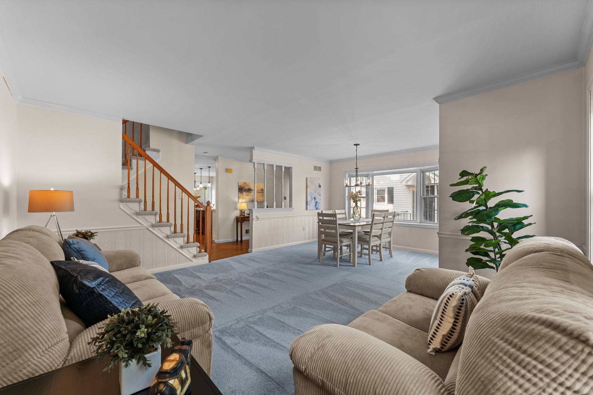 Living Room and Dining Room Combination
