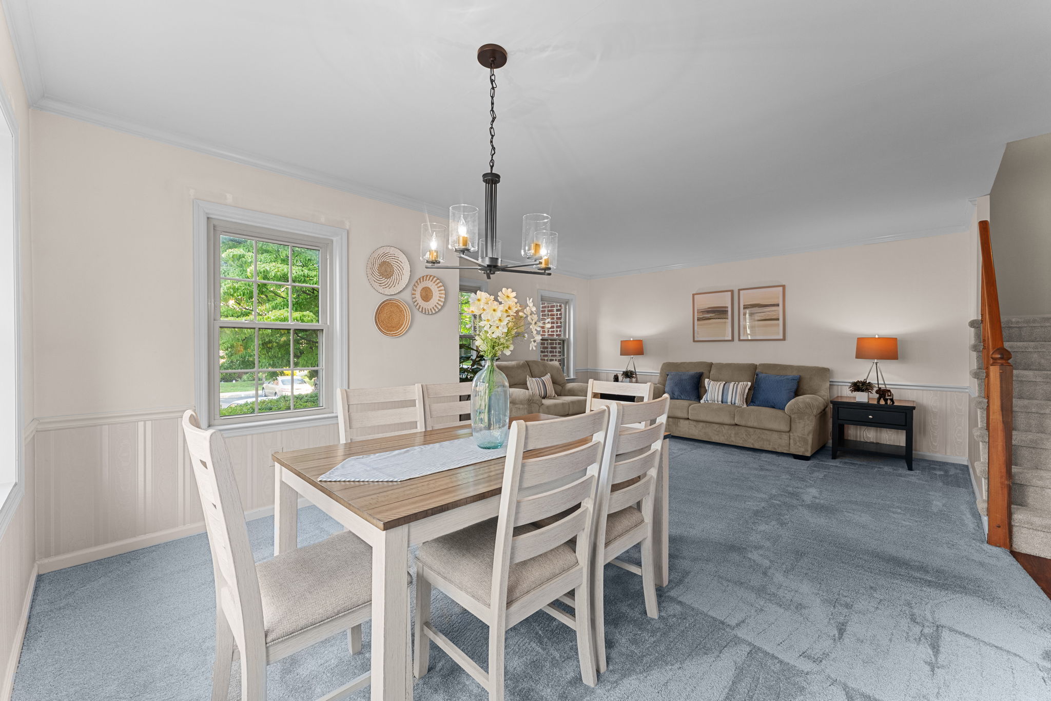 Living Room and Dining Room Combination