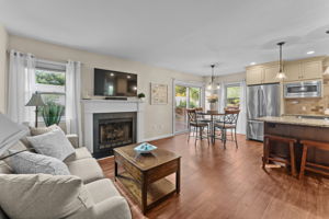 Family Room, Breakfast Area, and Kitchen