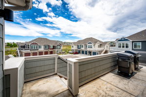 Extended area of the patio for grilling!