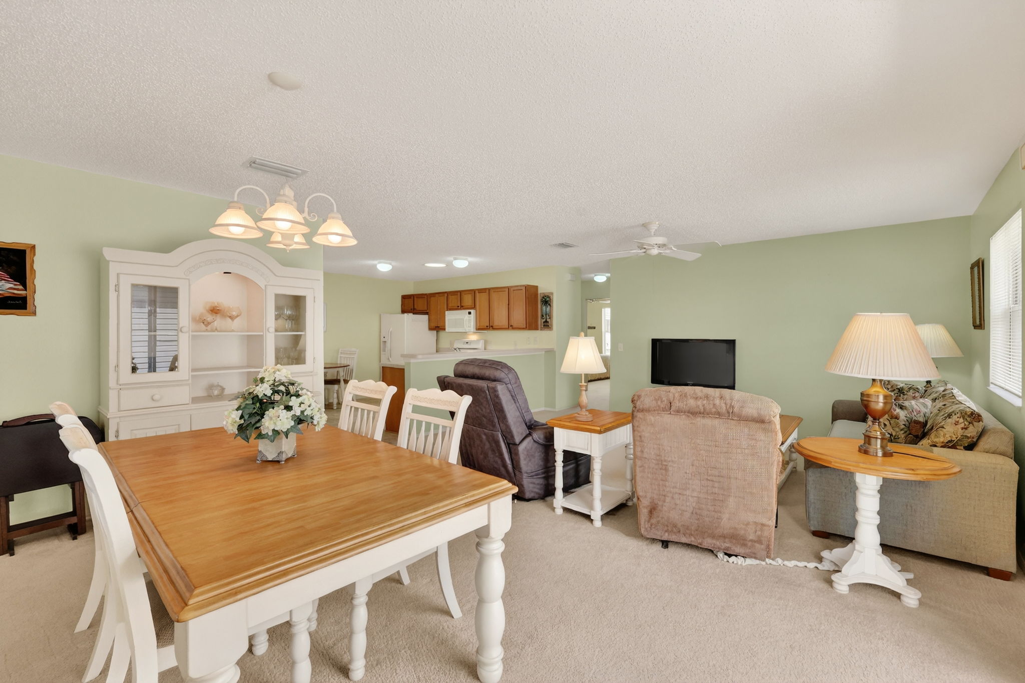 Dining and Living Rooms